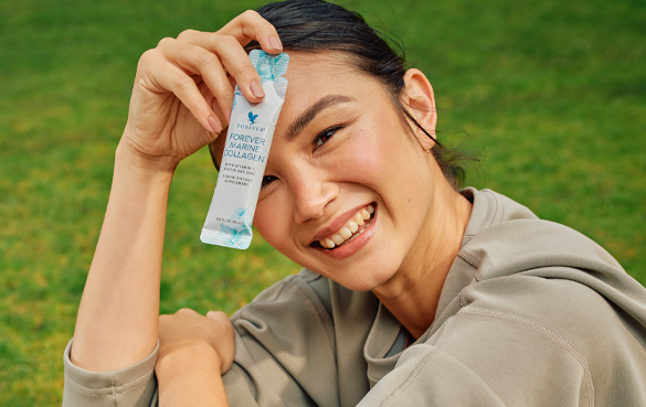 Forever Marine Collagen, hudpleie som booster med kollagen, vitaminer og mineraler innenfra. 